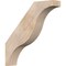 Ekena Millwork 5 1/2"W x 30"D x 30"H Funston Smooth Knee Brace, Douglas Fir BRC06X30X30FST00SDF - alternate 1